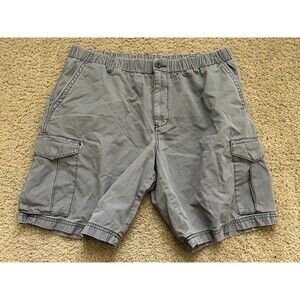 Tommy Bahama Cargo Shorts Mens XL 9" Elastic Waist Drawstrings